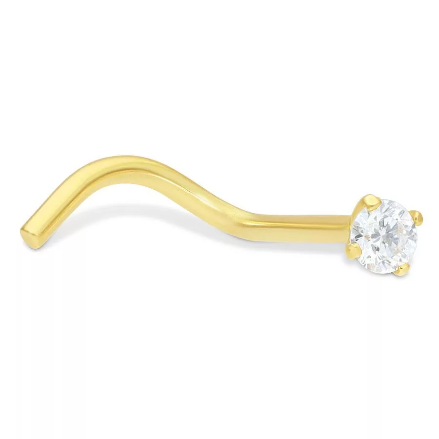 Genuine diamond sales nose stud