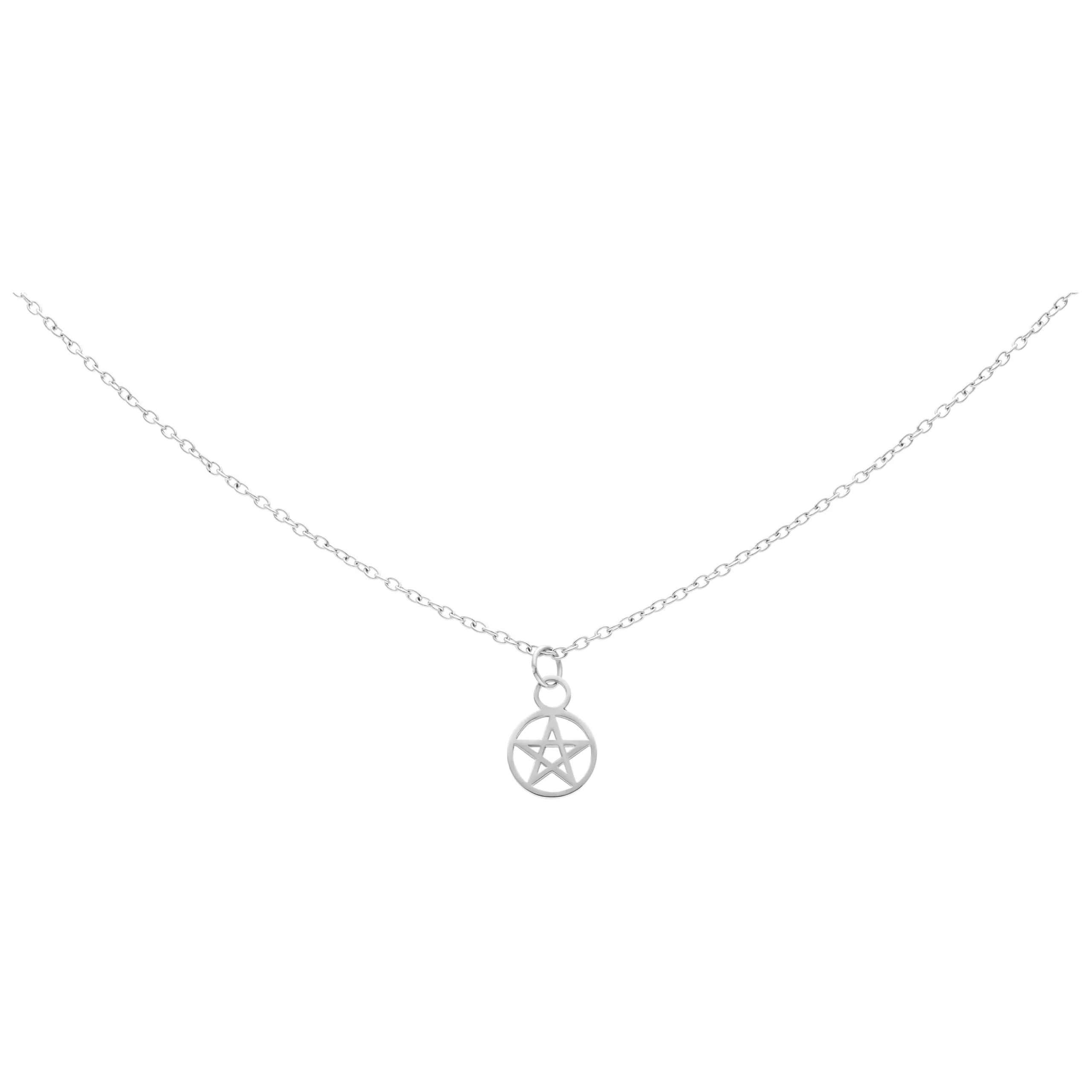 Small pentagram necklace hotsell