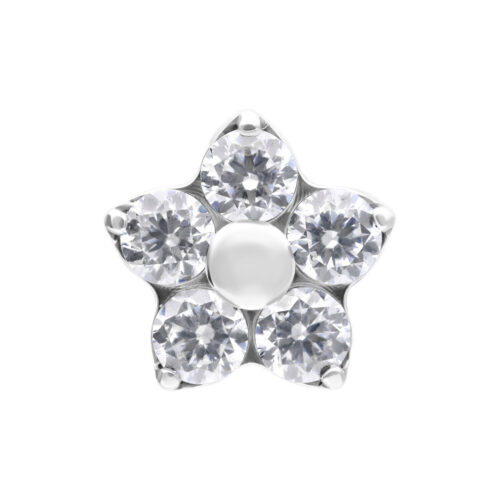 Push Fit Mini Multi Jewelled Flower Attachment
