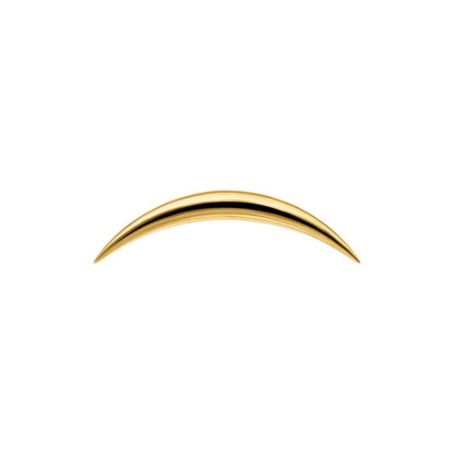 Push Fit Oval Opal Attachment - Golden Metal